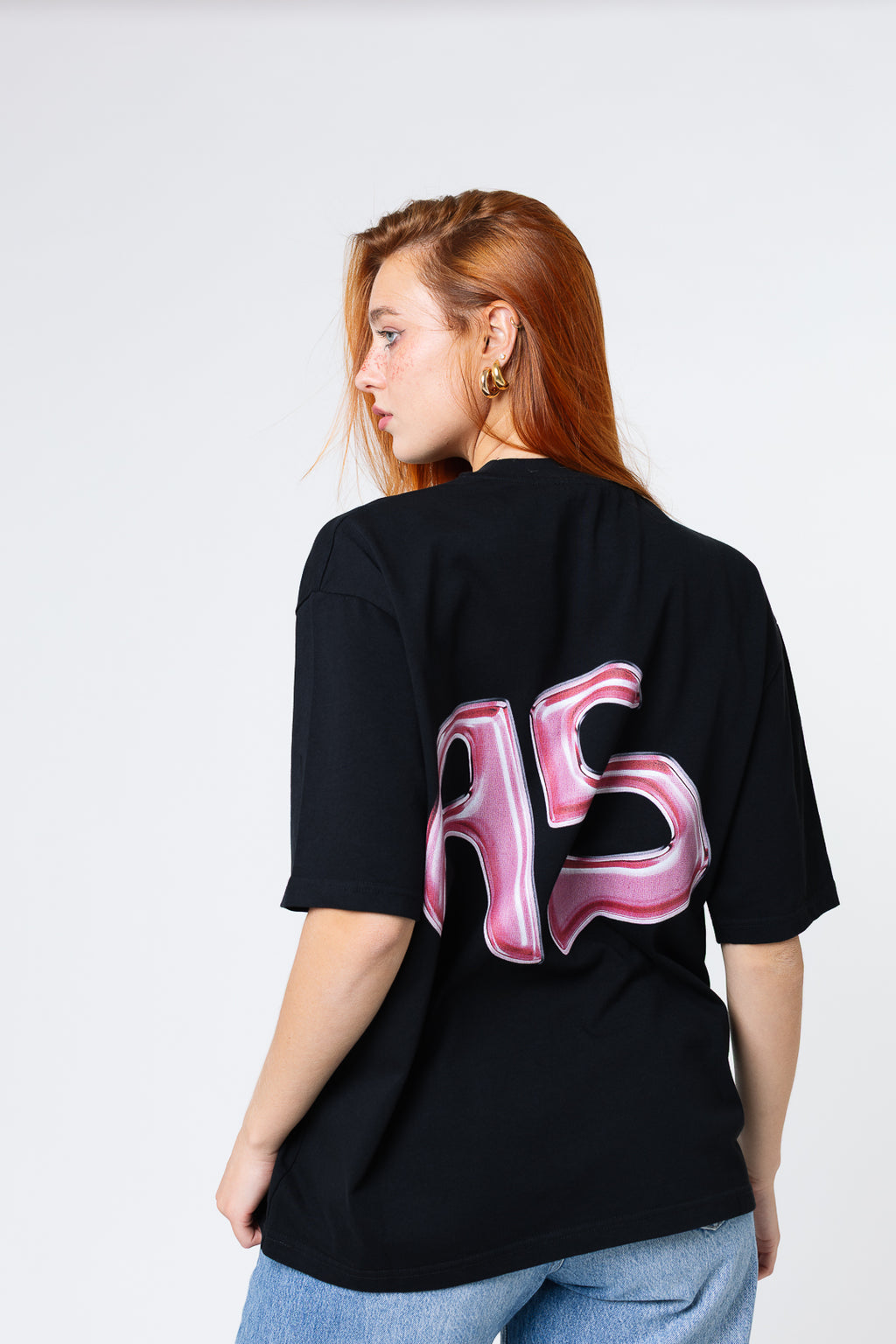THE BASIC SHIRT "BLACK/PINK"