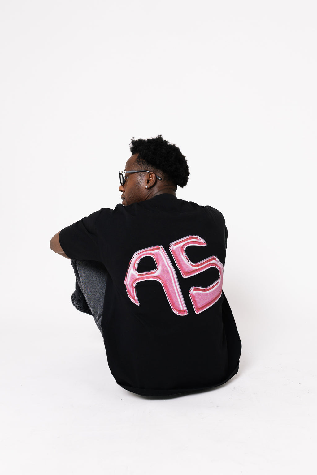 THE BASIC SHIRT "BLACK/PINK"