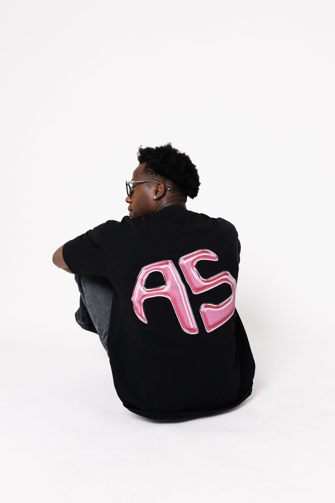 THE BASIC SHIRT "BLACK/PINK"