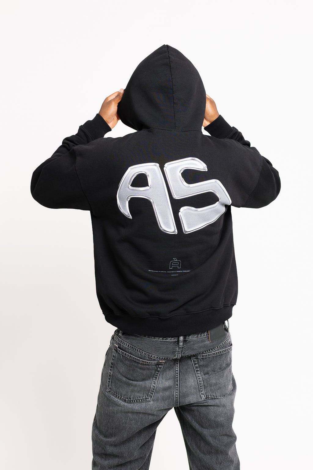 THE BASIC HOODIE "CHROMED GREY"