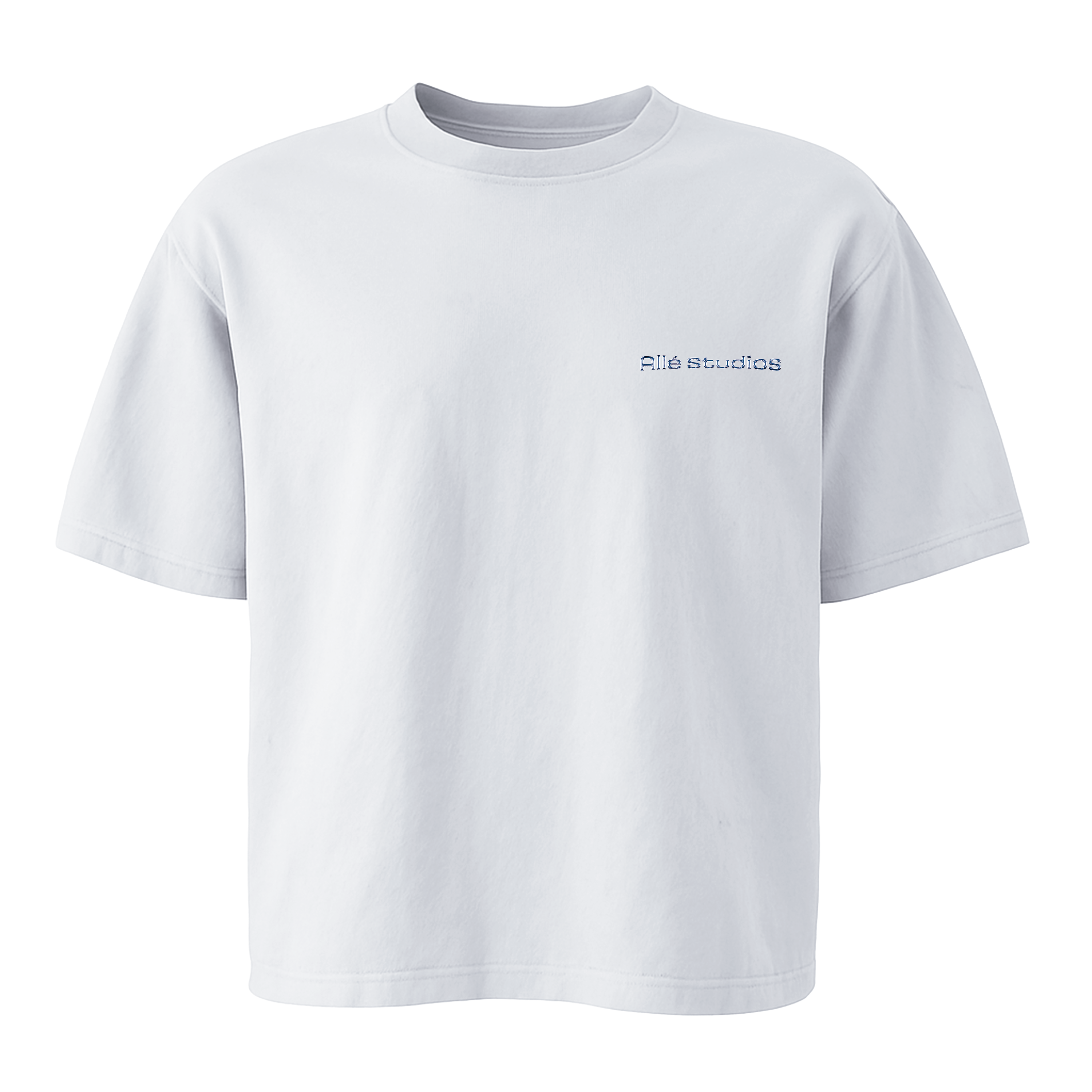 THE BASIC SHIRT "WHITE/BLUE"
