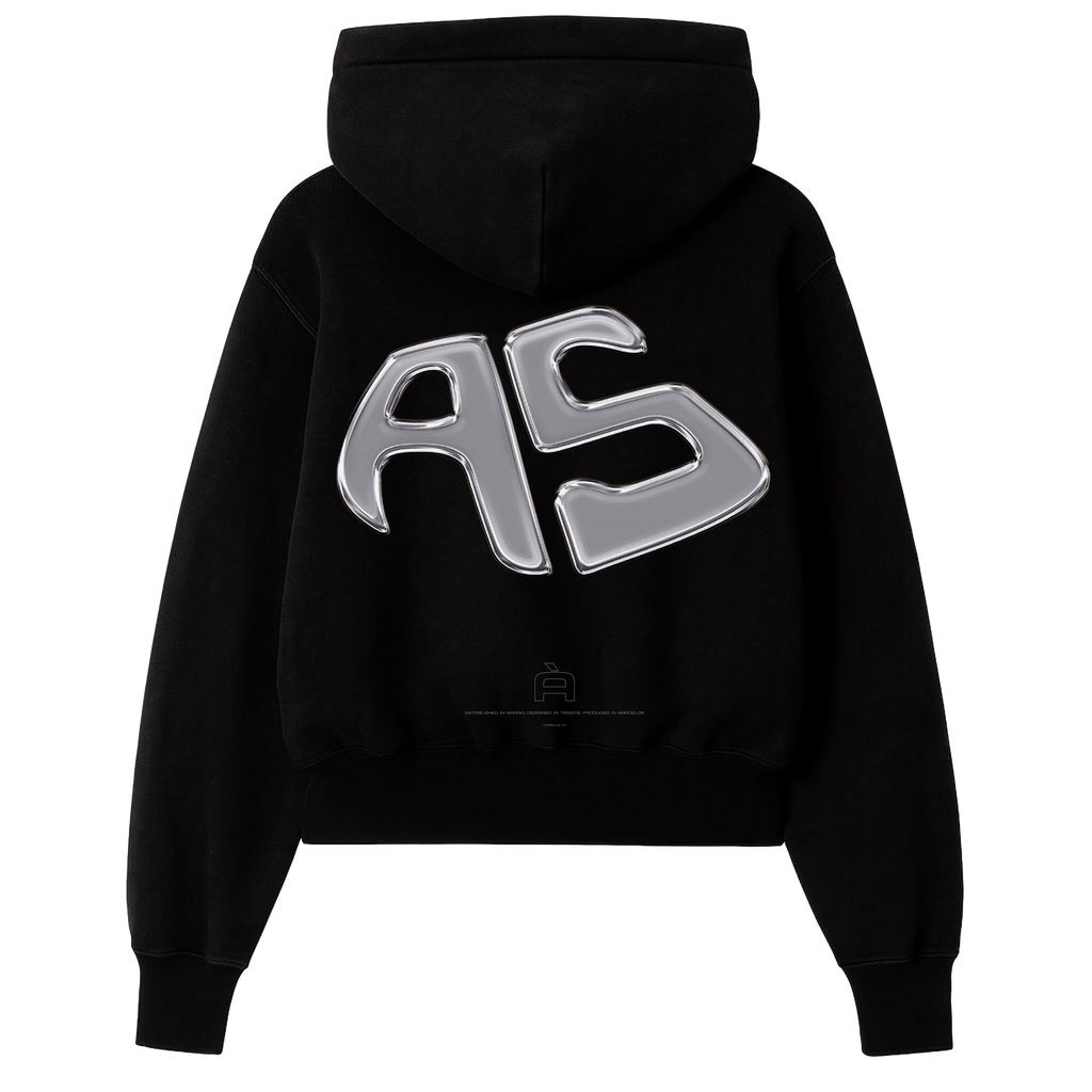 THE BASIC HOODIE "CHROMED GREY"